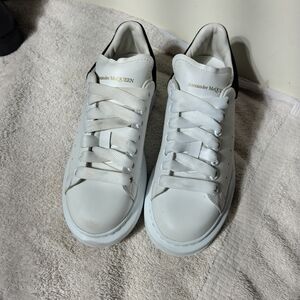 Alexander McQueen White and Black Sneakers